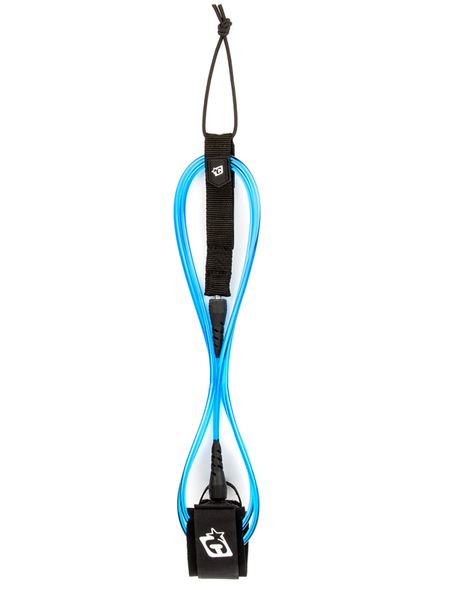 Creatures Backdoor 6 Surfboard Leash - Blue Black
