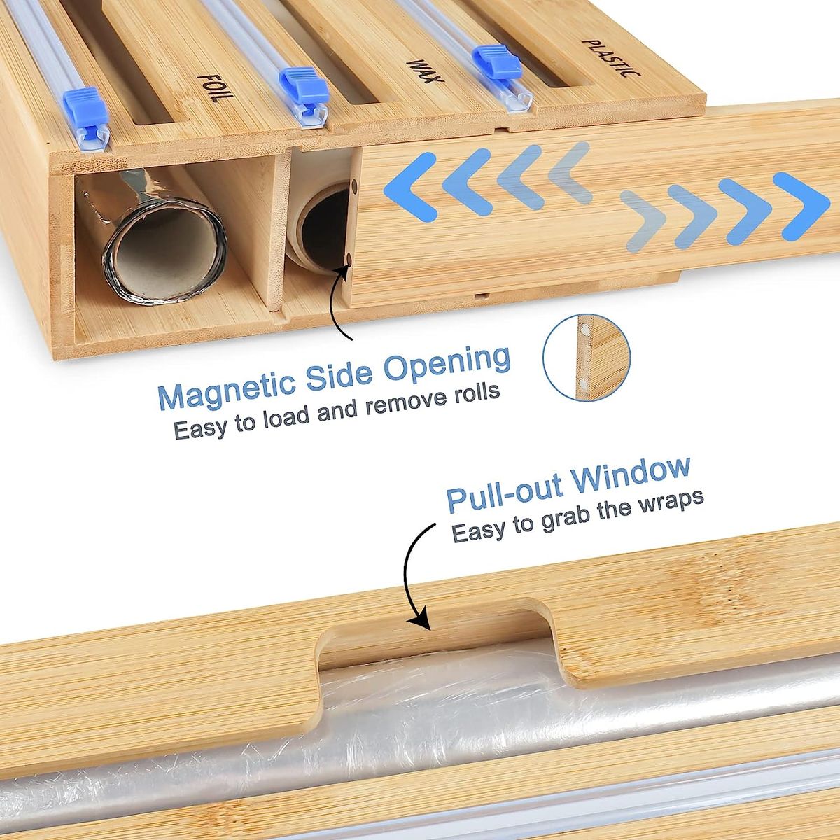 3in1 Wrap Dispenser With Slide Cutter Plastic Wrap IB283 Buy Online