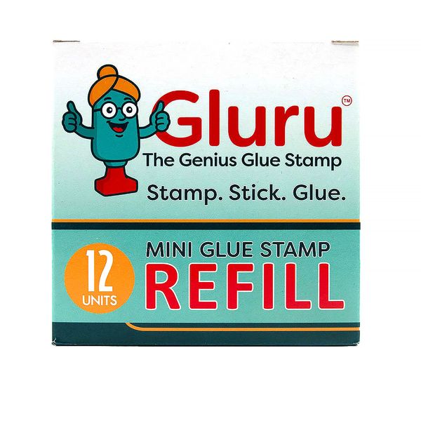 Gluru Mini Glue Stamp Refill - 12 Pack