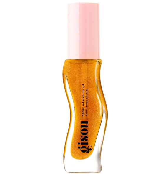 Gisou Honey Infused Lip Oil Golden Shimmer Glow 8ml