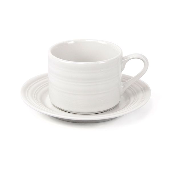 Linea 220ml Cup &amp; Saucer - Set of 24