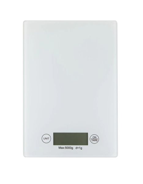 Businerg White Digital 5kg Slim Line Kitchen Baking Scale