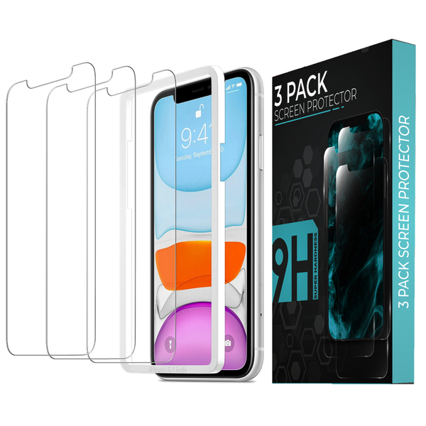 EGS - Screen Protector 9H Tempered Glass For iPhone 12 / 12 Pro - 3 Pack