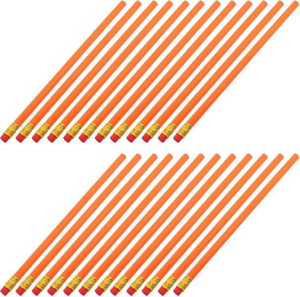 Yellow HB Wooden Pencils Students Smooth Writing for School &amp; Drawing