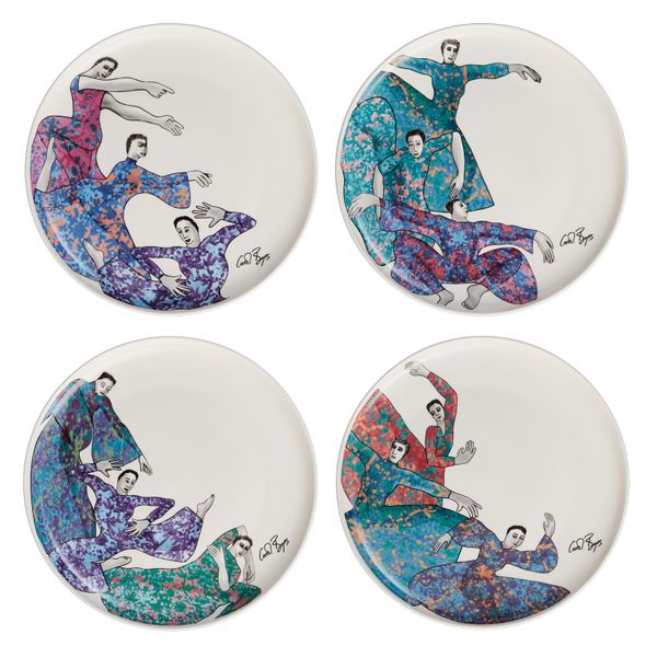 Carrol Boyes Dinner Plate Set of 4 - Dancing Girls