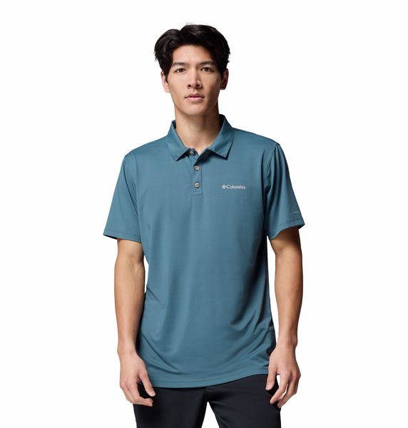 Columbia Men's Tech Trail Utility Polo Everblue