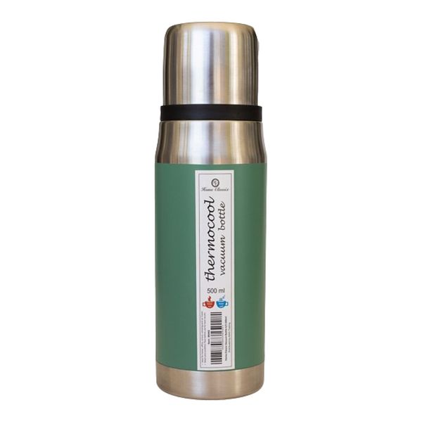 Home Classix Green Stainless Steel 500ml Flask