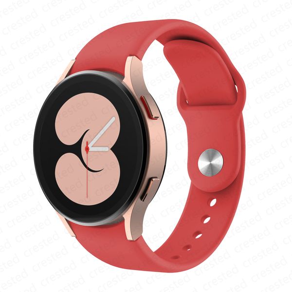 Compatible Samsung 4+5+6 Stud Silicone Watch Strap - 20mm Classic