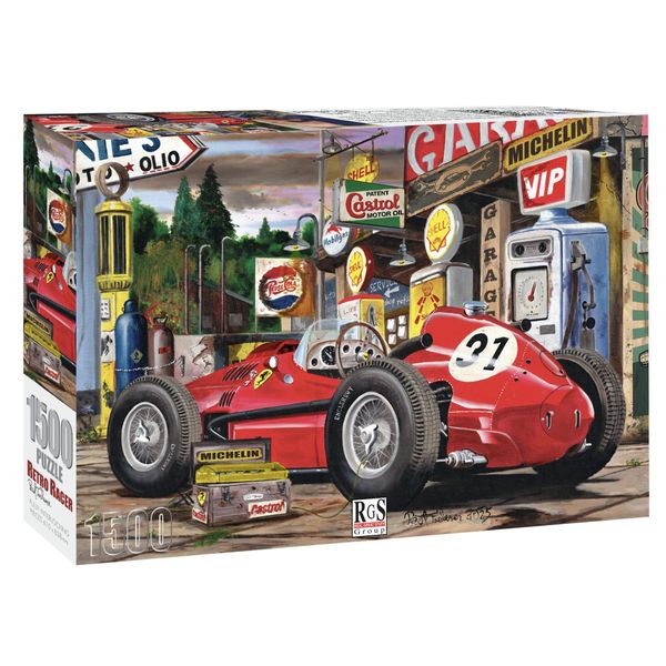 RGS Group Retro Racer Jigsaw Puzzle - 1500 Piece