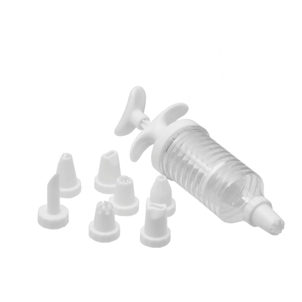 Regent Bakeware - 8 Piece Icing Syringe Set - Pack Of 12