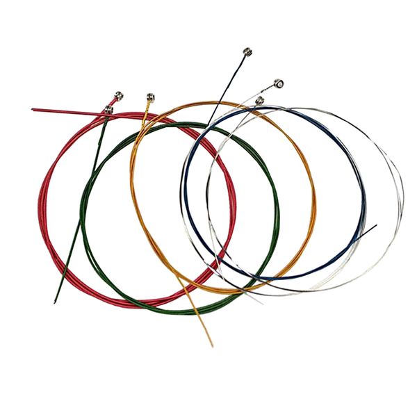 Multicolor E-A Acoustic Guitar Strings Set