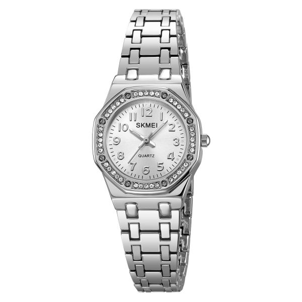 Skmei Luxury Quartz Women Watch Waterproof Stainless Steel