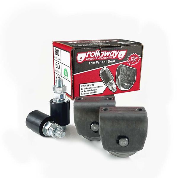 Gate Wheel Kit 60mm - Rollaway