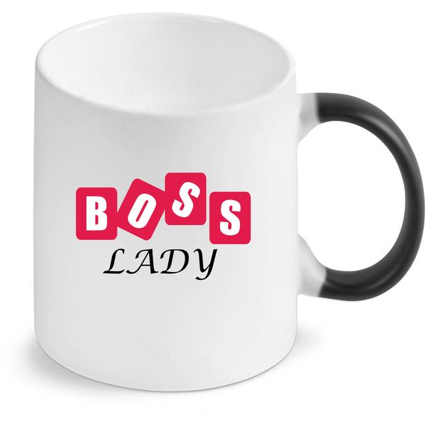 Boss Lady Boss's Day Birthday Christmas Magic Colour Changing Gift Mug