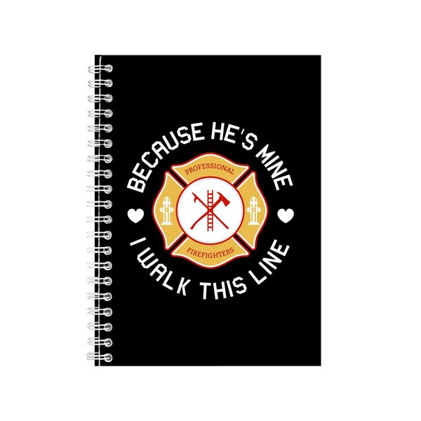 Firefighter Notebook Gift Idea Writing Book Notepad Pad 22