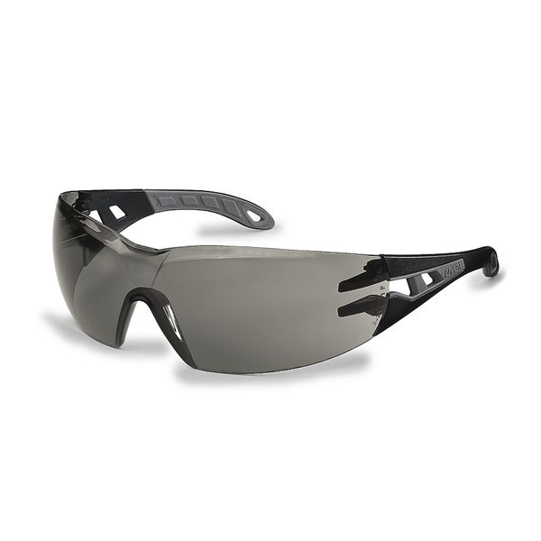 Uvex Pheos Dark Safety Glasses Black / Grey