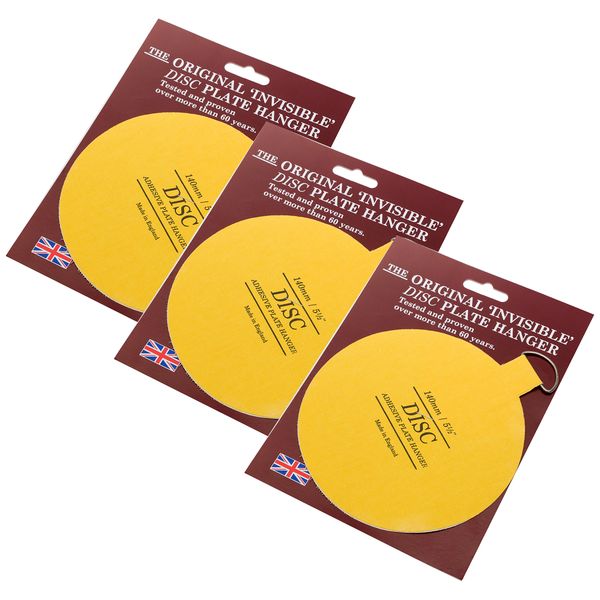 Invisible Plate Hooks - Adhesive Disk Hanger - 140mm - Little Finds