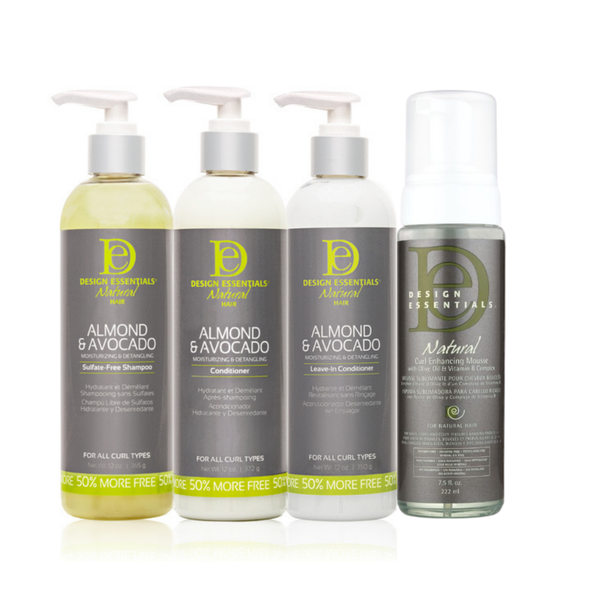 Design Essentials Almond &amp; Avocado Quick Curls Pack