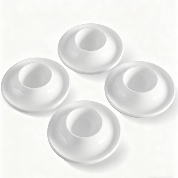 Egg Holder Set of 4, Plastic Breakfast Egg Cups Holder Breakfast
