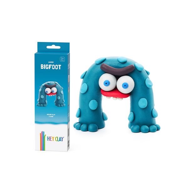 Hey Clay: Modelling Air-Dry Clay with Fun Interactive App - Bigfoot, 3 cans