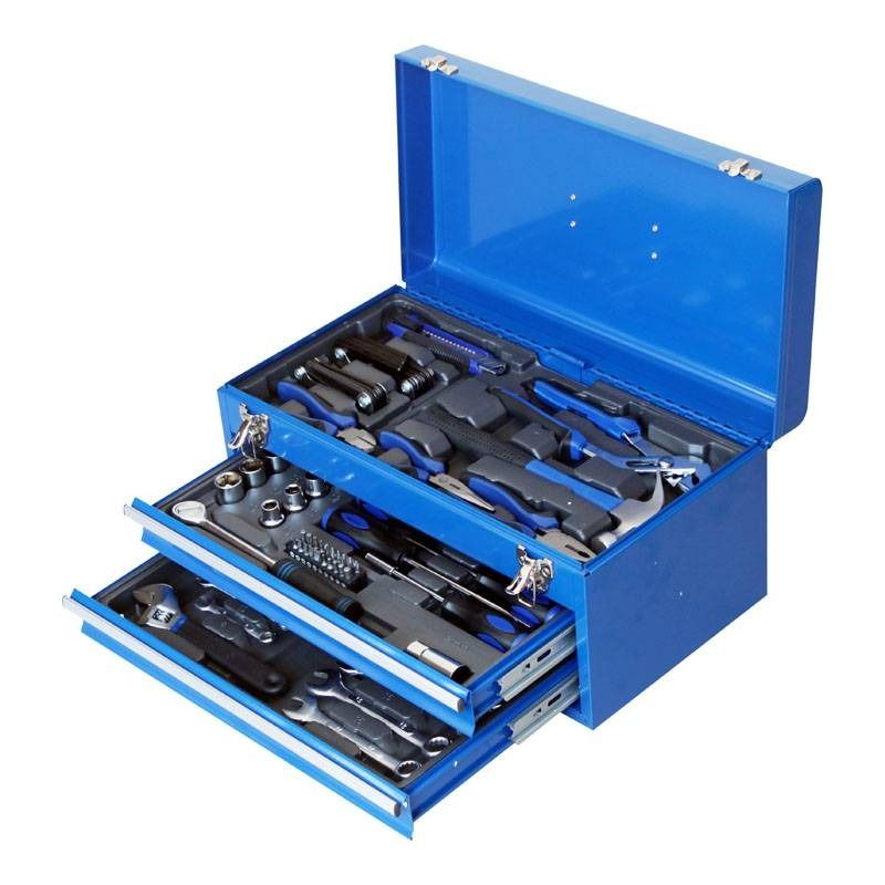 78 Pieces Steel Toolbox with Tools Buy Online in South Africa
