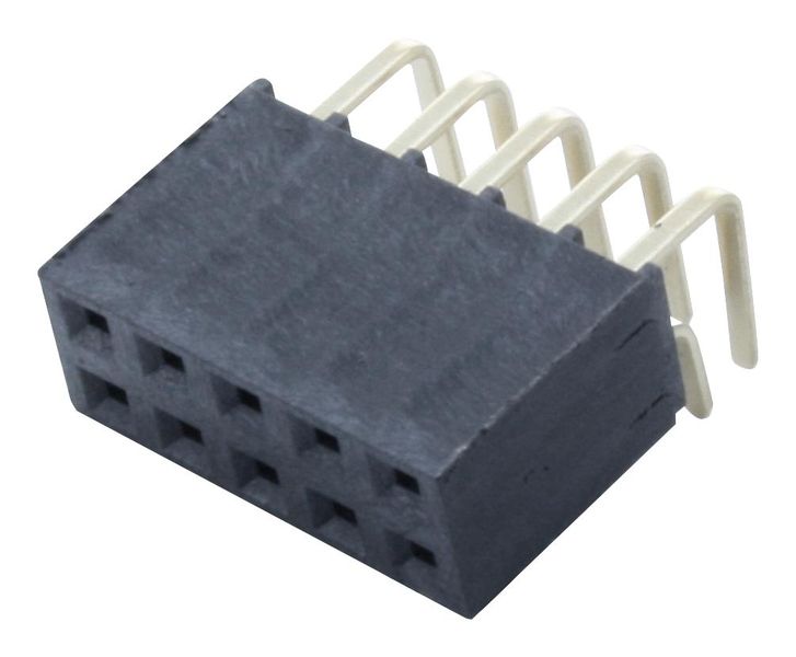 Samtec (SSW-105-02-G-D-RA) PCB Receptacle, Board-to-Board, 2.54 mm, 2 Rows