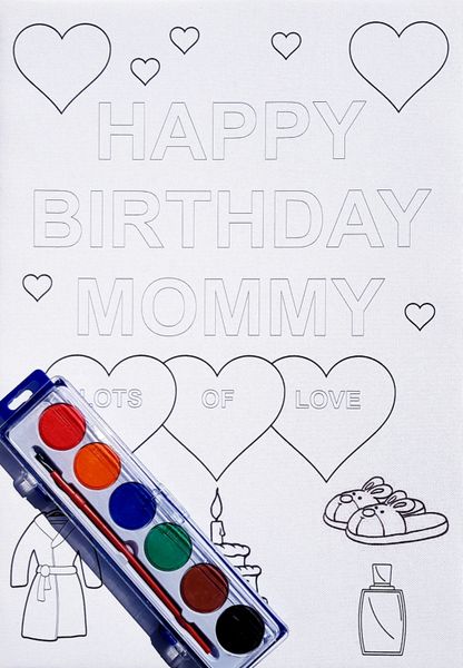 Mothers Birthday Day Gift / Card in one.
