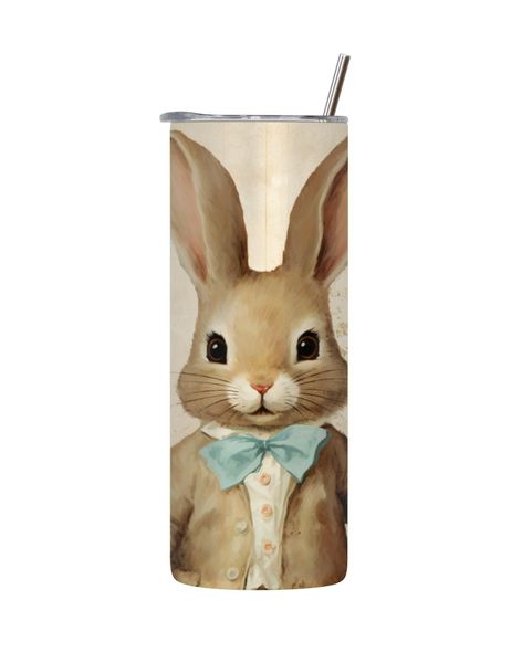 Baby 20 Oz Tumbler with Lid and Straw Easter Graphic Design Present 083