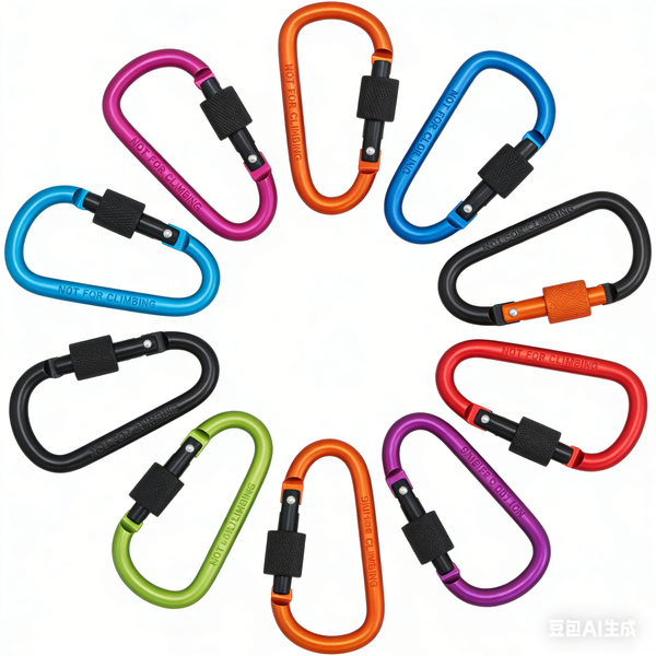 Camping And Mountaineering Keychain Set (10 pieces)