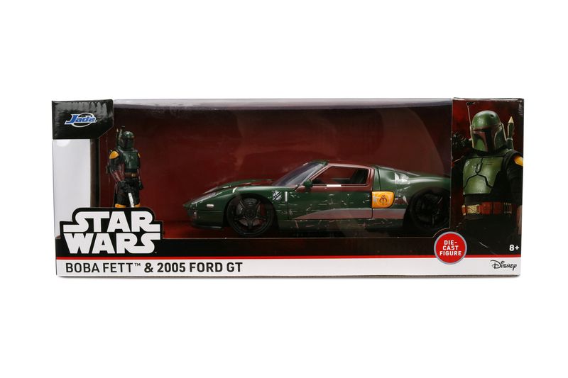 Jada Toys Star Wars Boba Fett 2005 Ford GT 1:24