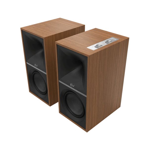 Klipsch THE SEVENS 6.5" Powered Speakers - Pair - Walnut