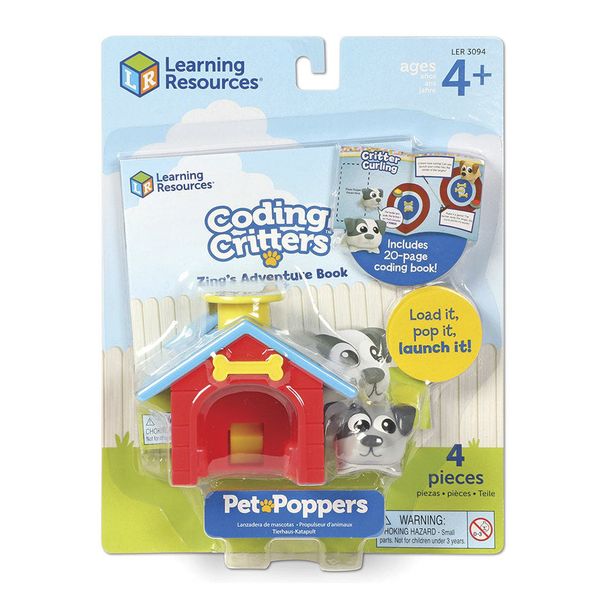 Learning Resources Coding Critters Pet Poppers: Zing