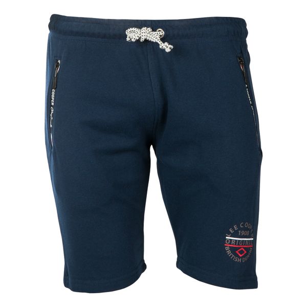 Lee Cooper Black Shorts with Branded Zip