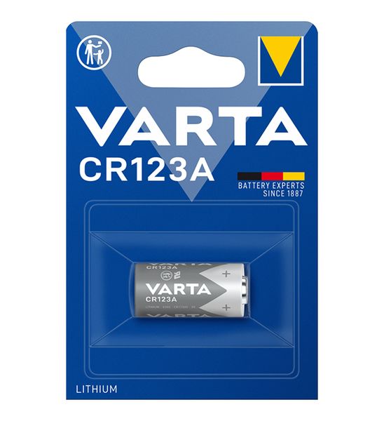 Varta CR123 Lithium 3 Volt Battery(1 Pack)