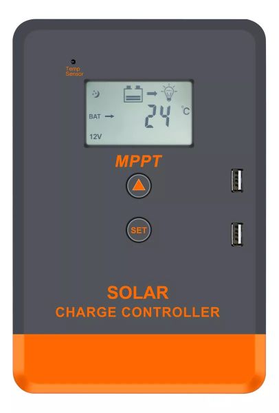 PowMr 30A MPPT Solar Charger Controller 12V 24V 75Vdc