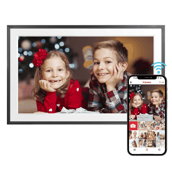 BezosMax 15.6-inch Smart Cloud Electronic Photo Frame with 32GB Memory