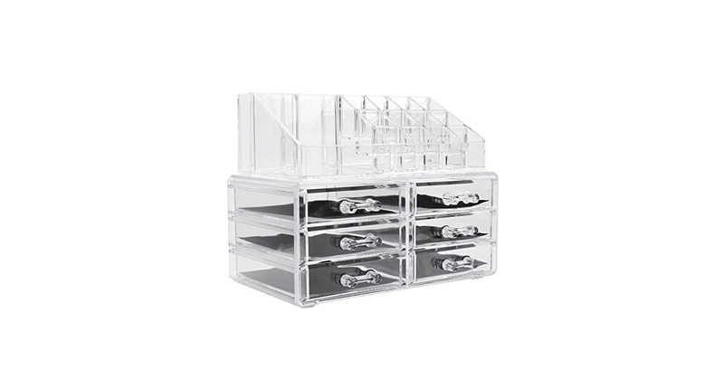 Acrylic Cosmetic Makeup Organizer Storage with Drawers - 6 Drawers
