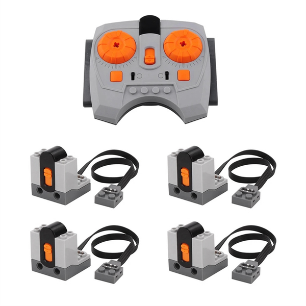 5 Pcs Power Functions Set 8879 Ir Speed Adjustable Remote Control