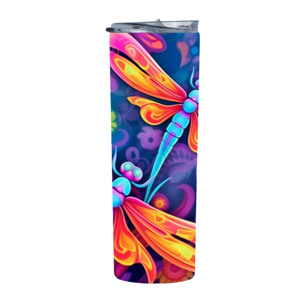 Trippy Art Dragonfly 71 20 Oz Straight Skinny Tumbler 203