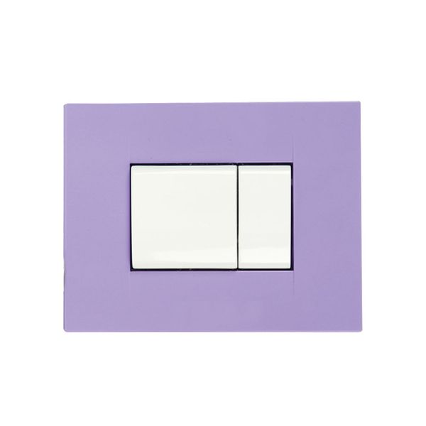 ACDC - Gewiss Amethyst Purple Chorus Geo 2 Lever 2-Way 16A