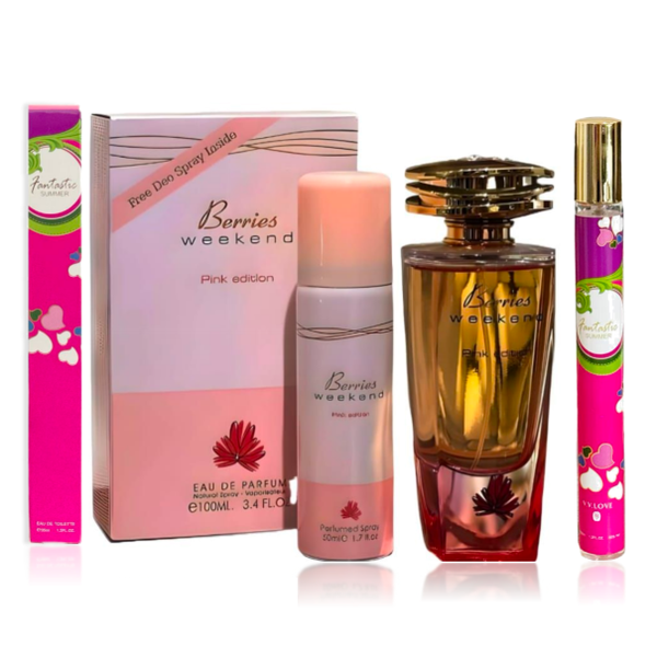 Berries Weekend Pink Edition 100ml EDP + Fantastic Summer Parfum 35ml