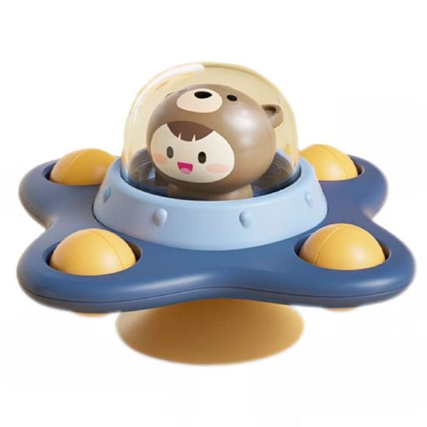 Baby Artifact Baby Bath Fun Sucker Spinner Toy Early Education Table Games