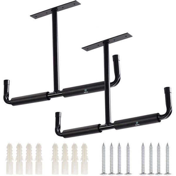 Sydney 2 Pack Overhead Garage Storage Hooks Heavy Duty Utility Hanging Rack