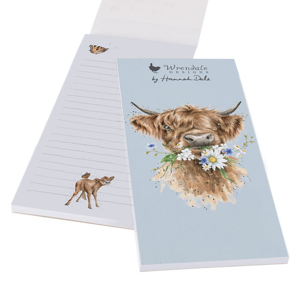 Cow Magnetic Shopping Pad - "Daisy Coo
