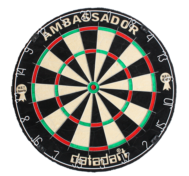 Datadart Ambassador Bristle Dartboard - Blade Wire