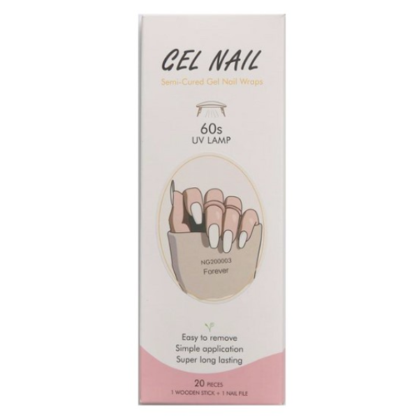 UV/LED Semi Cured Gel Nail Wraps