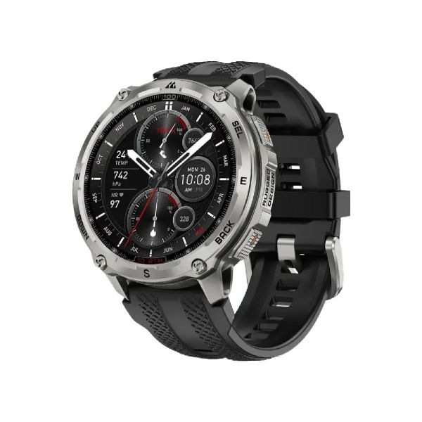 KOSPET Tank T4 GPS Smart Watch - Silver, Compatible with Android and iOS