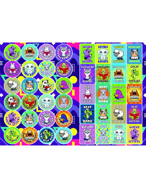 Redfern A5 Literacy Reward Stickers-88 Stickers