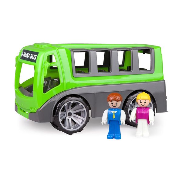 Lena Toy Bus Truxx Boxed with 2x Play Figures 28cm