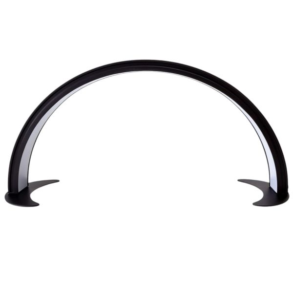 Professional Black Half-Moon Light LED Desk Lamp - 24V Adapter, 62X31cm